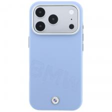 Huse si carcase iPhone 18 Pro, Husa BMW Sign Inclined Deboss Letters cu MagSafe compatibila cu iPhone 18 Pro / 17 Pro, Albastru, lerato.ro