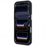 Husa BMW Sign Inclined Deboss Letters cu MagSafe compatibila cu iPhone 18 Pro / 17 Pro, Negru 6 - lerato.ro