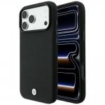 Husa BMW Kevlar Metal Logo cu MagSafe compatibila cu iPhone 18 Pro / 17 Pro, Negru 4 - lerato.ro
