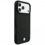 Husa BMW Kevlar Metal Logo cu MagSafe compatibila cu iPhone 18 Pro / 17 Pro, Negru 5 - lerato.ro