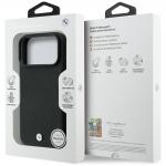 Husa BMW Kevlar Metal Logo cu MagSafe compatibila cu iPhone 18 Pro / 17 Pro, Negru 9 - lerato.ro