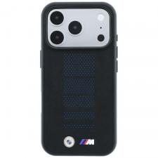 Huse si carcase iPhone 18 Pro, Husa BMW M Blue Perfo Metal Logo cu MagSafe compatibila cu iPhone 18 Pro / 17 Pro, Negru, lerato.ro
