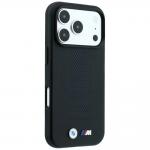 Husa BMW M Blue Perfo Metal Logo cu MagSafe compatibila cu iPhone 18 Pro / 17 Pro, Negru 5 - lerato.ro
