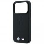 Husa BMW M Blue Perfo Metal Logo cu MagSafe compatibila cu iPhone 18 Pro / 17 Pro, Negru 7 - lerato.ro