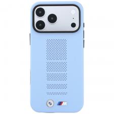 Huse si carcase iPhone 18 Pro, Husa BMW M Blue Perfo Metal Logo cu MagSafe compatibila cu iPhone 18 Pro / 17 Pro, Albastru, lerato.ro