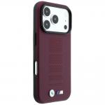 Husa BMW M Blue Perfo Metal Logo cu MagSafe compatibila cu iPhone 18 Pro Max / 17 Pro Max, Burgundy 5 - lerato.ro