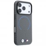 Husa BMW M Carbon Printed Ring cu MagSafe compatibila cu iPhone 18 Pro / 17 Pro, Gri 5 - lerato.ro