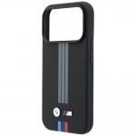 Husa BMW M Quadrille Kevlar Anthracite Tricolor Print Lines cu MagSafe compatibila cu iPhone 18 Pro Max / 17 Pro Max, Negru 7 - lerato.ro