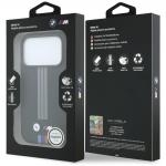 Husa BMW M Quadrille Kevlar Anthracite Tricolor Print Lines cu MagSafe compatibila cu iPhone 18 Pro Max / 17 Pro Max, Negru 9 - lerato.ro