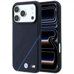Husa BMW M Tire Track Blue Line cu MagSafe compatibila cu iPhone 18 Pro / 17 Pro, Navy Blue 4 - lerato.ro