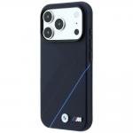 Husa BMW M Tire Track Blue Line cu MagSafe compatibila cu iPhone 18 Pro / 17 Pro, Navy Blue 3 - lerato.ro