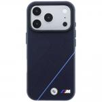 Husa BMW M Tire Track Blue Line cu MagSafe compatibila cu iPhone 18 Pro / 17 Pro, Navy Blue 2 - lerato.ro