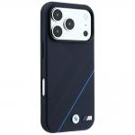 Husa BMW M Tire Track Blue Line cu MagSafe compatibila cu iPhone 18 Pro / 17 Pro, Navy Blue 5 - lerato.ro