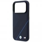 Husa BMW M Tire Track Blue Line cu MagSafe compatibila cu iPhone 18 Pro / 17 Pro, Navy Blue 7 - lerato.ro