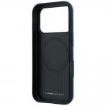 Husa BMW M Tire Track Metal Logo cu MagSafe compatibila cu iPhone 18 Pro Max / 17 Pro Max, Albastru 8 - lerato.ro