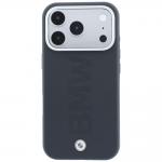 Husa BMW Sign Centered Deboss cu MagSafe compatibila cu iPhone 18 Pro Max / 17 Pro Max, Gri 2 - lerato.ro