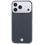 Husa BMW Sign Deboss Quilted Metal Logo cu MagSafe compatibila cu iPhone 18 Pro Max / 17 Pro Max, Anthracite 2 - lerato.ro