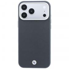 Husa BMW Sign Deboss Quilted Metal Logo cu MagSafe compatibila cu iPhone 18 Pro Max / 17 Pro Max, Anthracite