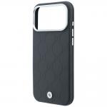 Husa BMW Sign Deboss Quilted Metal Logo cu MagSafe compatibila cu iPhone 18 Pro Max / 17 Pro Max, Anthracite 7 - lerato.ro