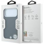 Husa BMW Sign Deboss Quilted Metal Logo cu MagSafe compatibila cu iPhone 18 Pro Max / 17 Pro Max, Anthracite 9 - lerato.ro