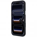 Husa BMW Sign Deboss Quilted Metal Logo cu MagSafe compatibila cu iPhone 18 Pro Max / 17 Pro Max, Burgundy 6 - lerato.ro