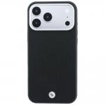 Husa BMW Sign Deboss Quilted Metal Logo cu MagSafe compatibila cu iPhone 18 Pro Max / 17 Pro Max, Negru 2 - lerato.ro