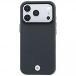 Husa BMW Sign Kevlar Metal Logo cu MagSafe compatibila cu iPhone 18 Pro Max / 17 Pro Max, Anthracite 2 - lerato.ro
