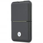 Portofel BMW Carbon Metal Logos, Compatibil MagSafe, Anthracite 2 - lerato.ro