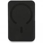 Portofel BMW Carbon Metal Logos, Compatibil MagSafe, Negru 6 - lerato.ro