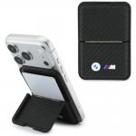 Portofel BMW M Carbon Metal Logos, Compatibil MagSafe, Negru 4 - lerato.ro