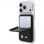 Portofel BMW M Carbon Metal Logos, Compatibil MagSafe, Negru 3 - lerato.ro