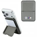 Portofel BMW M Carbon Metal Logos, Compatibil MagSafe, Anthracite 4 - lerato.ro