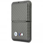 Portofel BMW M Carbon Metal Logos, Compatibil MagSafe, Anthracite 2 - lerato.ro
