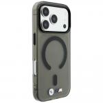 Husa BMW M IML Frosted Metal Logo Trims cu MagSafe compatibila cu iPhone 18 Pro / 17 Pro, Negru 5 - lerato.ro
