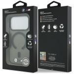 Husa BMW M IML Frosted Metal Logo Trims cu MagSafe compatibila cu iPhone 18 Pro / 17 Pro, Negru 9 - lerato.ro