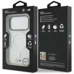 Husa BMW M IML Frosted Metal Logo Trims cu MagSafe compatibila cu iPhone 18 Pro / 17 Pro, Transparent 9 - lerato.ro