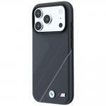Husa BMW M Tire Track Silver Line cu MagSafe compatibila cu iPhone 18 Pro / 17 Pro, Anthracite 3 - lerato.ro
