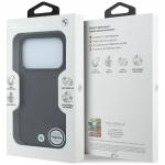 Husa BMW Sign Frosted IML Metal Logo cu MagSafe compatibila cu iPhone 18 Pro / 17 Pro, Burgundy 9 - lerato.ro