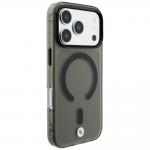 Husa BMW Sign Frosted IML Metal Logo cu MagSafe compatibila cu iPhone 18 Pro / 17 Pro, Gri 5 - lerato.ro
