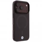 Husa BMW Sign Frosted IML and Metal Logo cu MagSafe compatibila cu iPhone 18 Pro Max / 17 Pro Max, Burgundy 5 - lerato.ro