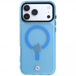 Husa BMW Sign Frosted IML and Metal Logo cu MagSafe compatibila cu iPhone 18 Pro Max / 17 Pro Max, Albastru 2 - lerato.ro