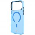 Husa BMW Sign Frosted IML and Metal Logo cu MagSafe compatibila cu iPhone 18 Pro Max / 17 Pro Max, Albastru 7 - lerato.ro