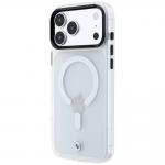 Husa BMW Sign Frosted IML and Metal Logo cu MagSafe compatibila cu iPhone 18 Pro Max / 17 Pro Max, Transparent 3 - lerato.ro