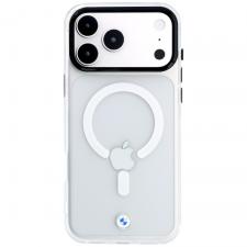 Husa BMW Sign Frosted IML and Metal Logo cu MagSafe compatibila cu iPhone 18 Pro Max / 17 Pro Max, Transparent
