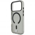 Husa BMW Sign Frosted IML and Metal Logo cu MagSafe compatibila cu iPhone 18 Pro Max / 17 Pro Max, Gri 7 - lerato.ro