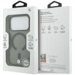 Husa BMW Sign Frosted IML and Metal Logo cu MagSafe compatibila cu iPhone 18 Pro Max / 17 Pro Max, Gri 9 - lerato.ro