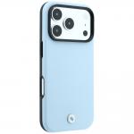 Husa BMW Kevlar Metal Logo cu MagSafe compatibila cu iPhone 18 Pro Max / 17 Pro Max, Albastru 5 - lerato.ro