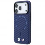 Husa BMW M Carbon Printed Ring cu MagSafe compatibila cu iPhone 18 Pro Max / 17 Pro Max, Navy Blue 3 - lerato.ro