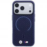 Husa BMW M Carbon Printed Ring cu MagSafe compatibila cu iPhone 18 Pro Max / 17 Pro Max, Navy Blue 2 - lerato.ro