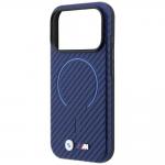Husa BMW M Carbon Printed Ring cu MagSafe compatibila cu iPhone 18 Pro Max / 17 Pro Max, Navy Blue 7 - lerato.ro